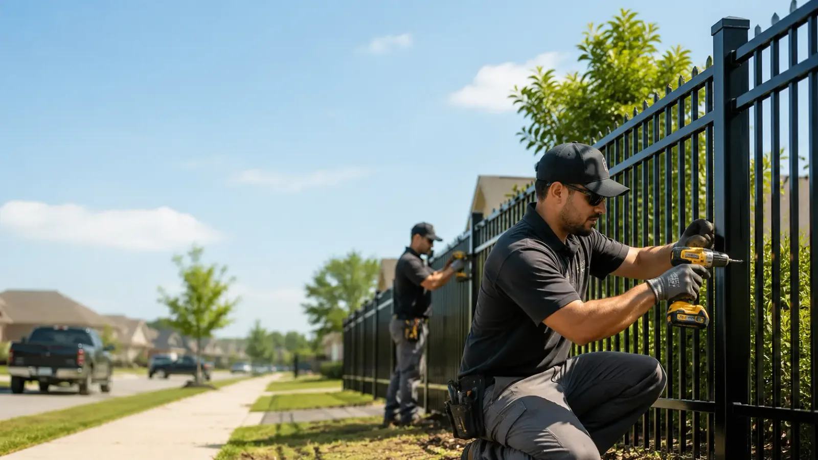 Metal Fence Installation in Plover, WI